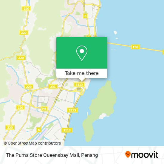 The Puma Store Queensbay Mall map