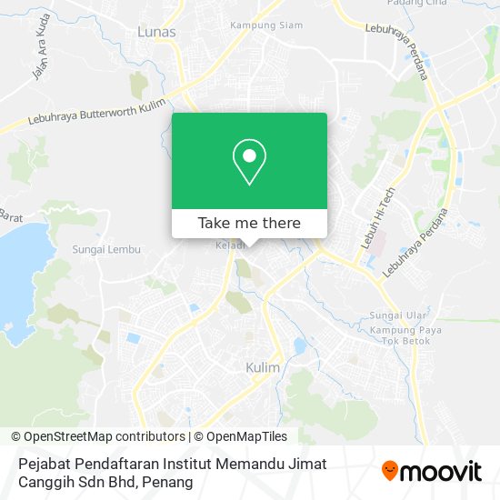 Pejabat Pendaftaran Institut Memandu Jimat Canggih Sdn Bhd map