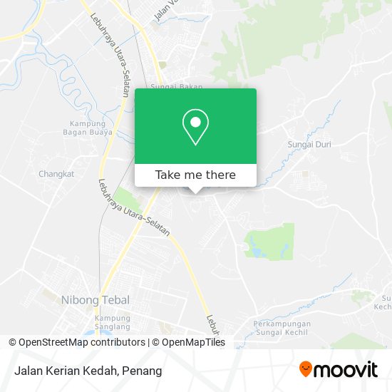 Jalan Kerian Kedah map