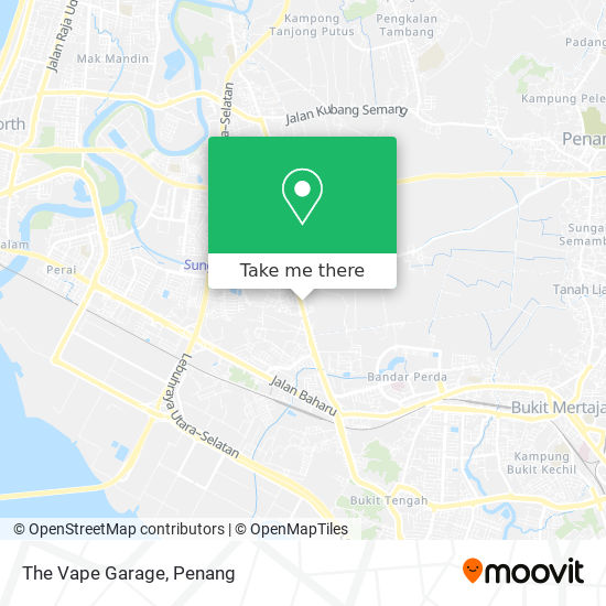 The Vape Garage map