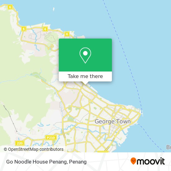 Peta Go Noodle House Penang