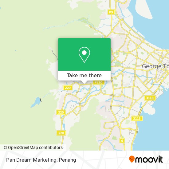 Pan Dream Marketing map
