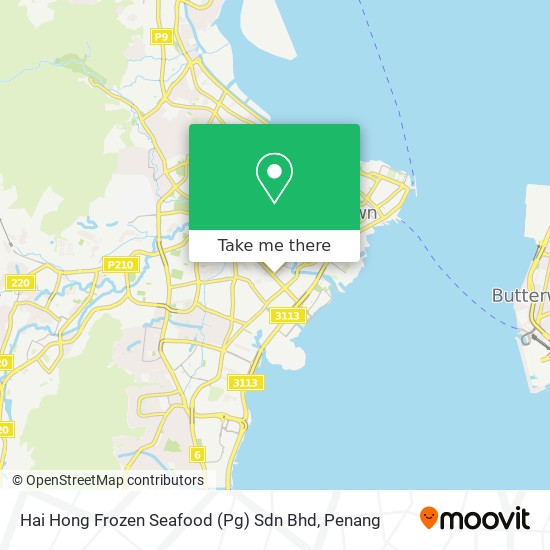 Peta Hai Hong Frozen Seafood (Pg) Sdn Bhd