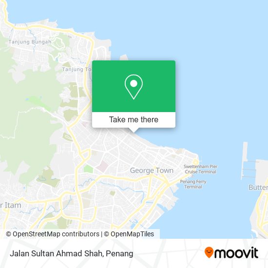 Peta Jalan Sultan Ahmad Shah