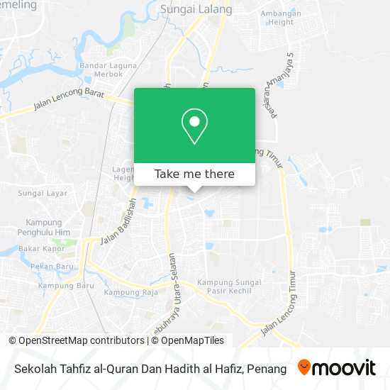 Sekolah Tahfiz al-Quran Dan Hadith al Hafiz map