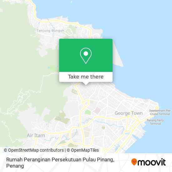 Peta Rumah Peranginan Persekutuan Pulau Pinang