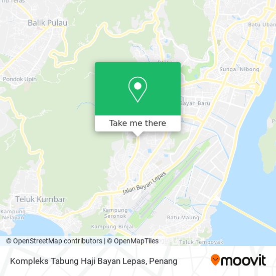 Peta Kompleks Tabung Haji Bayan Lepas