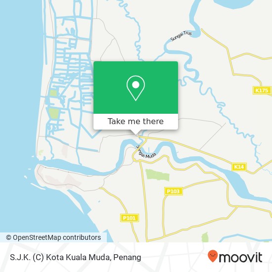 S.J.K. (C) Kota Kuala Muda map
