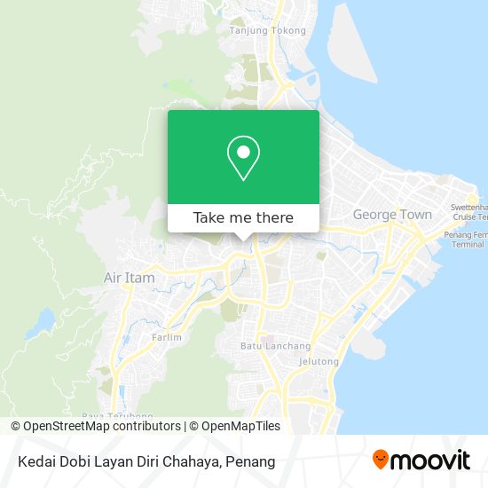 Peta Kedai Dobi Layan Diri Chahaya