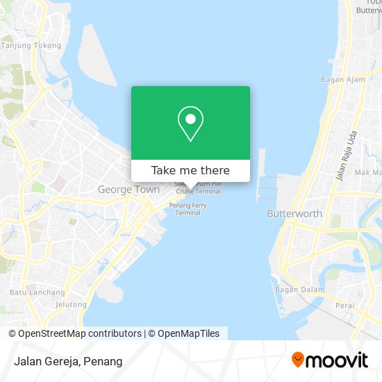 Jalan Gereja map