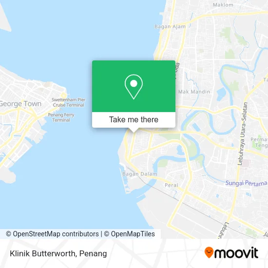 Peta Klinik Butterworth