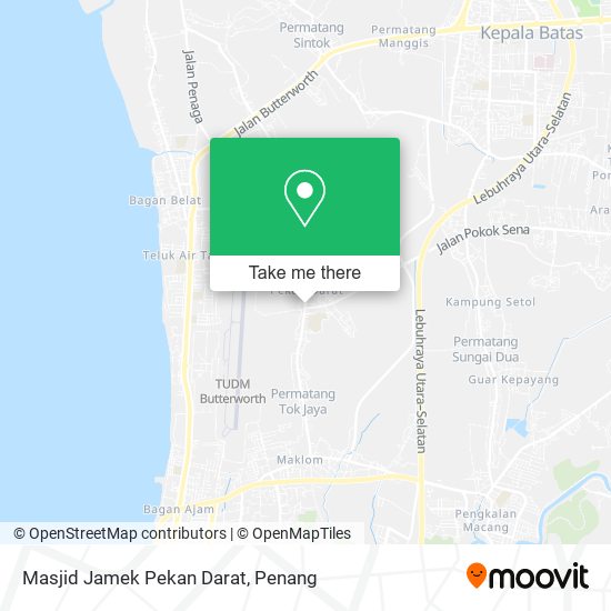 Peta Masjid Jamek Pekan Darat