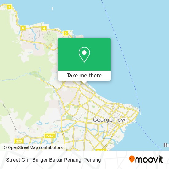 Street Grill-Burger Bakar Penang map