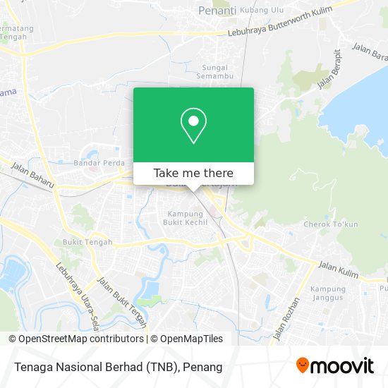 如何坐公交或火车去pulau Pinang的tenaga Nasional Berhad Tnb Moovit