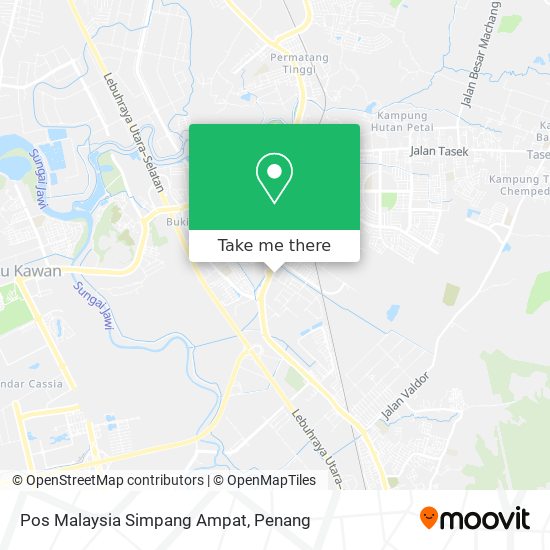 Pos Malaysia Simpang Ampat map
