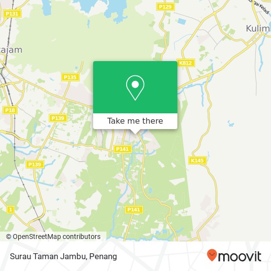 Surau Taman Jambu map