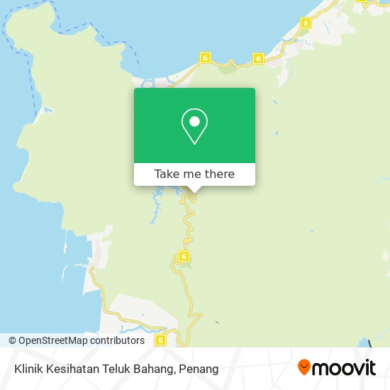 Peta Klinik Kesihatan Teluk Bahang