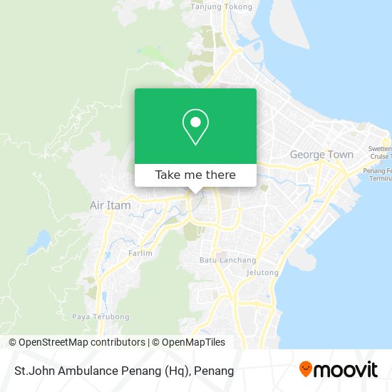 Peta St.John Ambulance Penang (Hq)