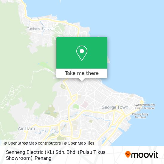 Peta Senheng Electric (KL) Sdn. Bhd. (Pulau Tikus Showroom)