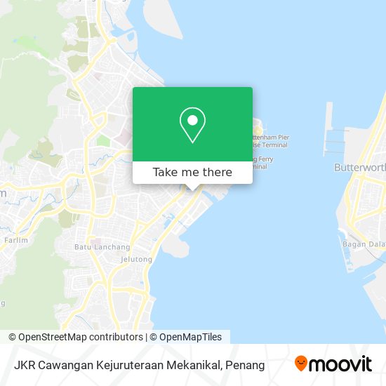 JKR Cawangan Kejuruteraan Mekanikal map