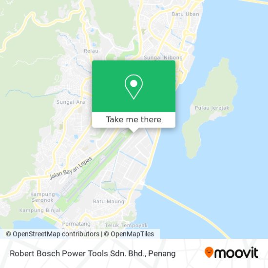 Robert Bosch Power Tools Sdn. Bhd. map