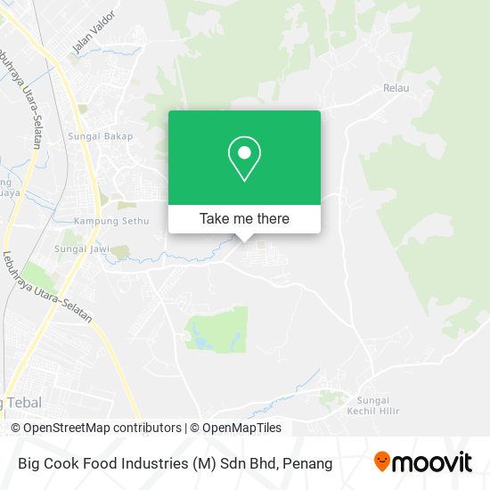 Peta Big Cook Food Industries (M) Sdn Bhd