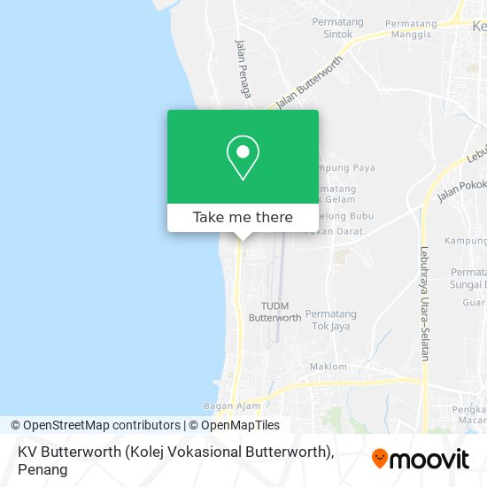 KV Butterworth (Kolej Vokasional Butterworth) map