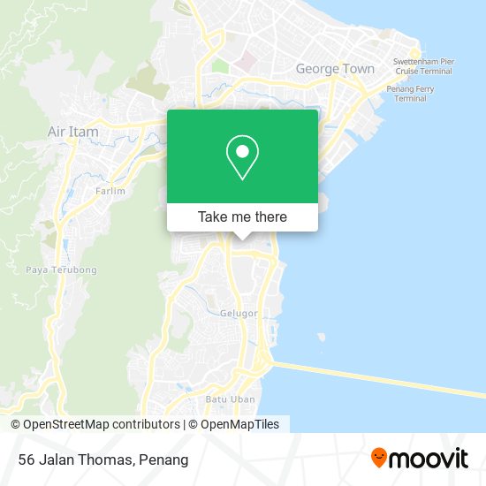 Peta 56 Jalan Thomas