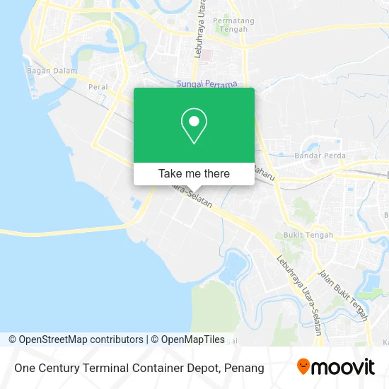One Century Terminal Container Depot map