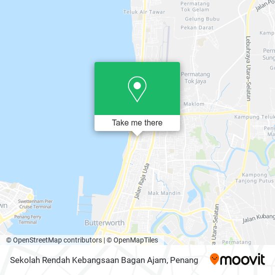 Sekolah Rendah Kebangsaan Bagan Ajam map