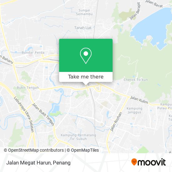 Peta Jalan Megat Harun