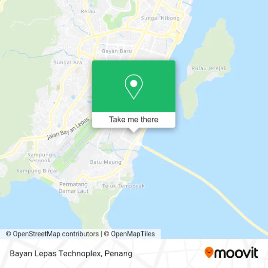 Bayan Lepas Technoplex map