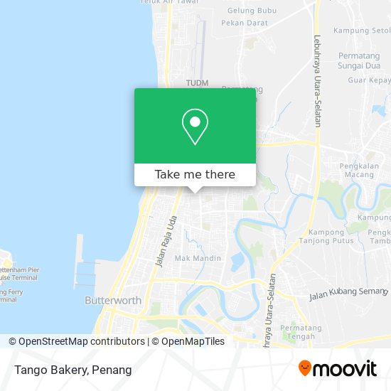 Tango Bakery map