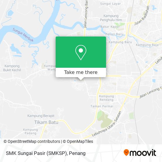 SMK Sungai Pasir (SMKSP) map