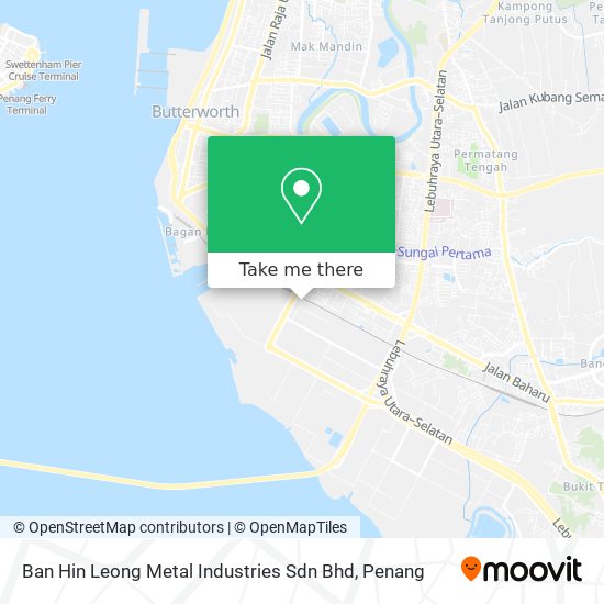 Ban Hin Leong Metal Industries Sdn Bhd map