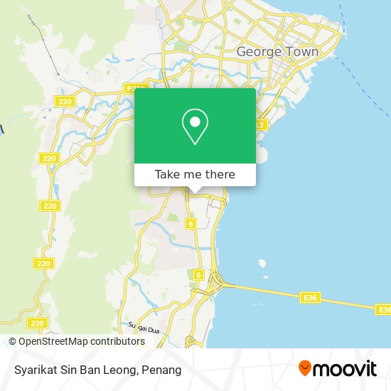 Peta Syarikat Sin Ban Leong