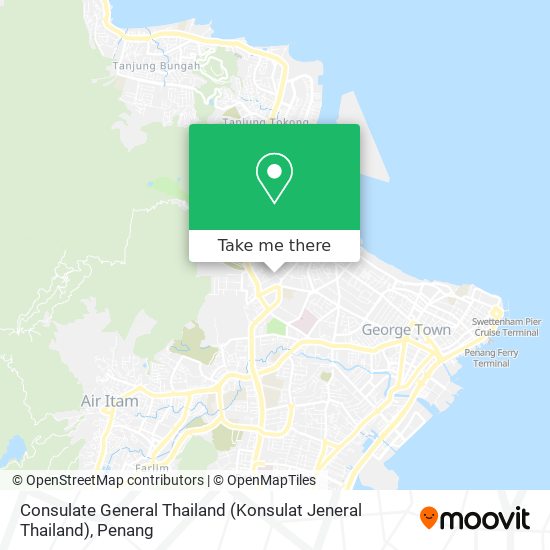 Consulate General Thailand (Konsulat Jeneral Thailand) map