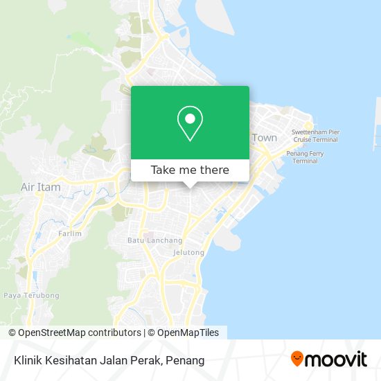 Peta Klinik Kesihatan Jalan Perak