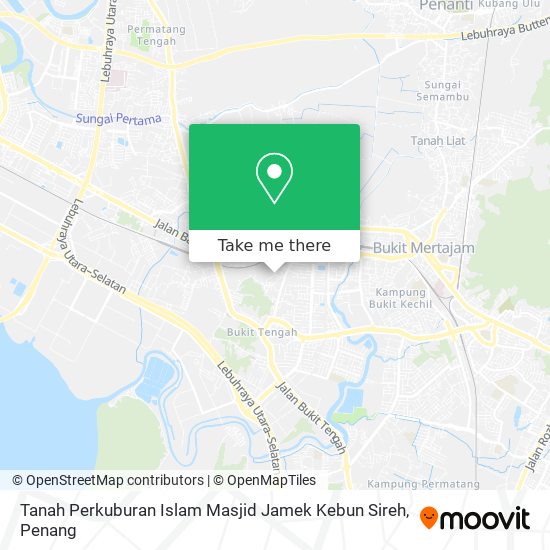 Peta Tanah Perkuburan Islam Masjid Jamek Kebun Sireh