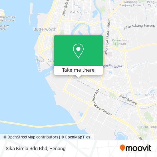 Sika Kimia Sdn Bhd map