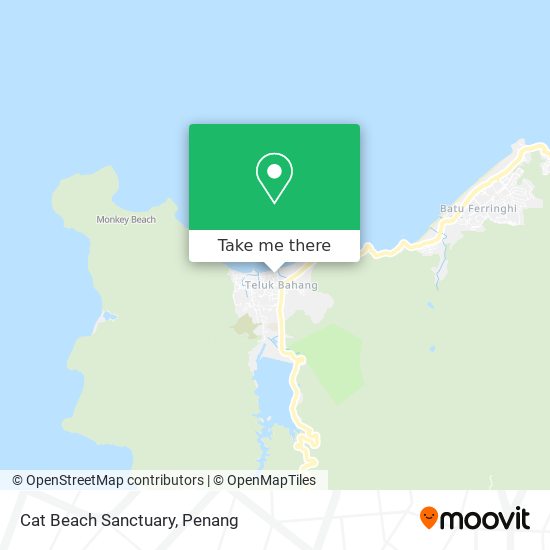 Cat Beach Sanctuary map
