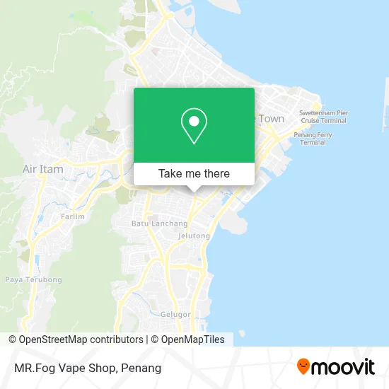 How to Get to MR.Fog Vape Shop in Pulau Pinang by Bus or Ferry?