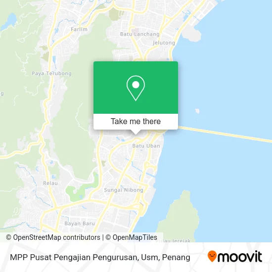 MPP Pusat Pengajian Pengurusan, Usm map