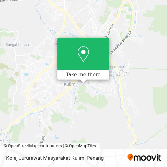Peta Kolej Jururawat Masyarakat Kulim