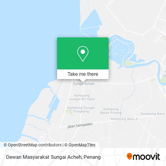 Dewan Masyarakat Sungai Acheh map