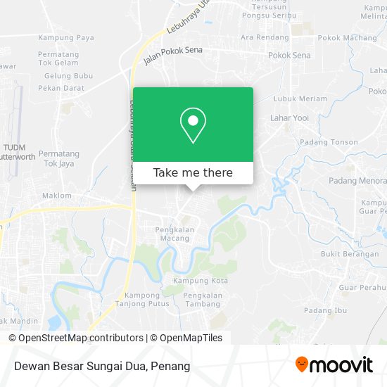 Dewan Besar Sungai Dua map