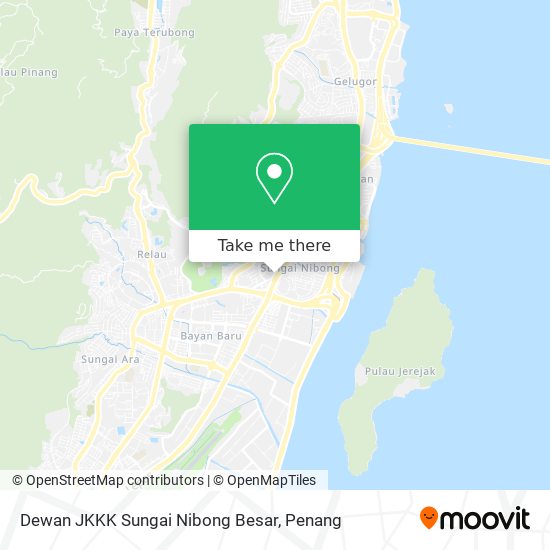 Dewan JKKK Sungai Nibong Besar map