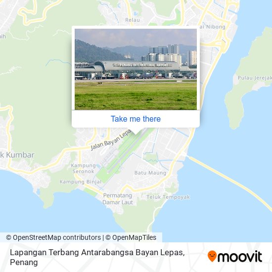 Peta Lapangan Terbang Antarabangsa Bayan Lepas