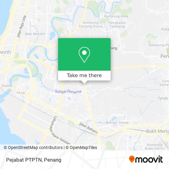 Pejabat PTPTN map