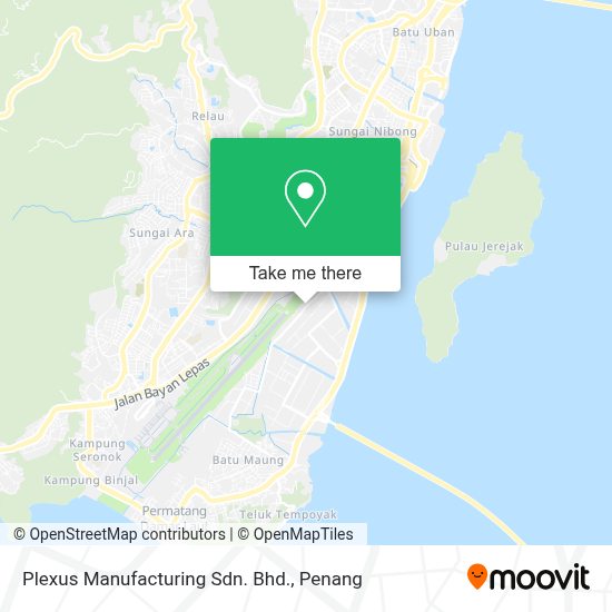 如何坐公交去pulau Pinang的plexus Manufacturing Sdn Bhd